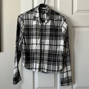 Wild Fable crop flannel